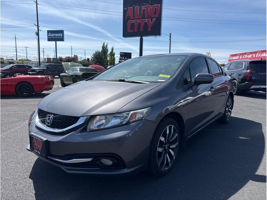 Silver 2014 Honda Civic Sedan Continuously Variable Transmission
