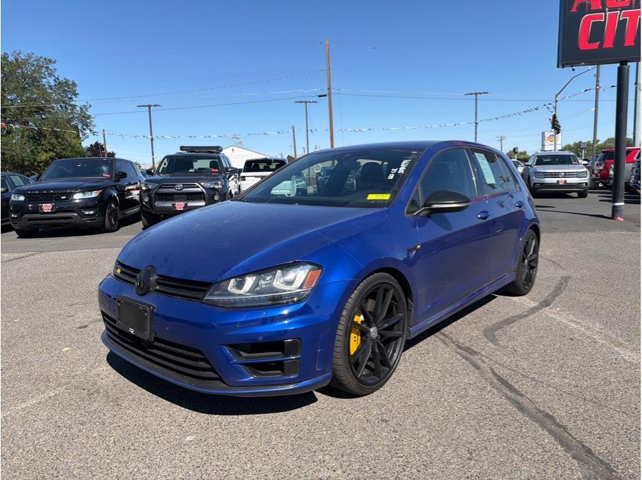 Blue 2017 Volkswagen Golf R 4-Door AWD with DCC and Navigation Hatchback All-Wheel Drive 6-Speed Manual
