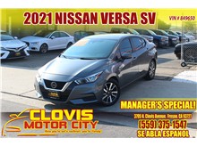 2021 Nissan Versa SV Sedan 4D