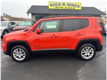 2021 Jeep Renegade low Mile Latitude with Attitude! 4wd OMAHA ORANGE! Thumbnail 2