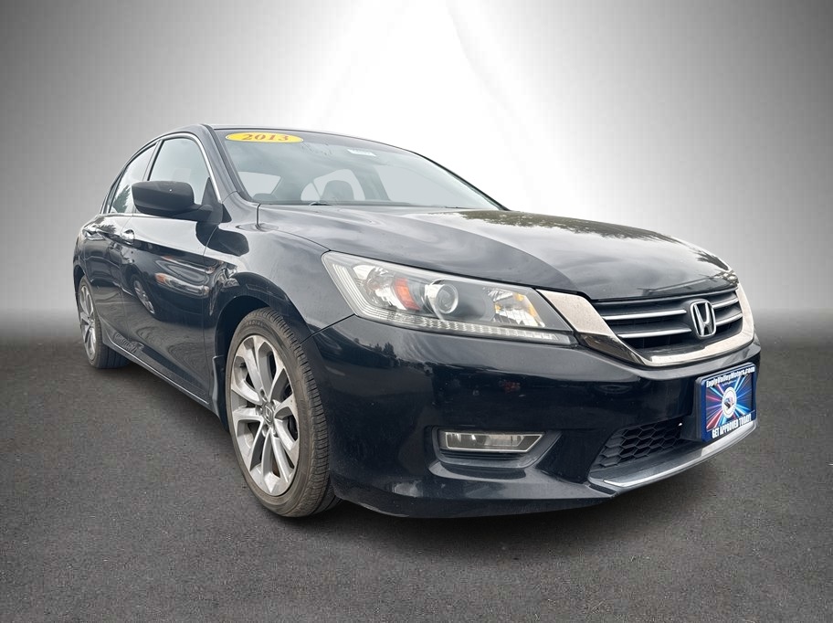 Black 2013 Honda Accord Sport Sedan Front-Wheel Drive Continuously Variable Transmission