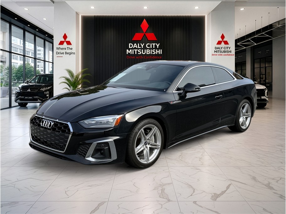 Black 2022 Audi A5 Coupe All-Wheel Drive Automatic