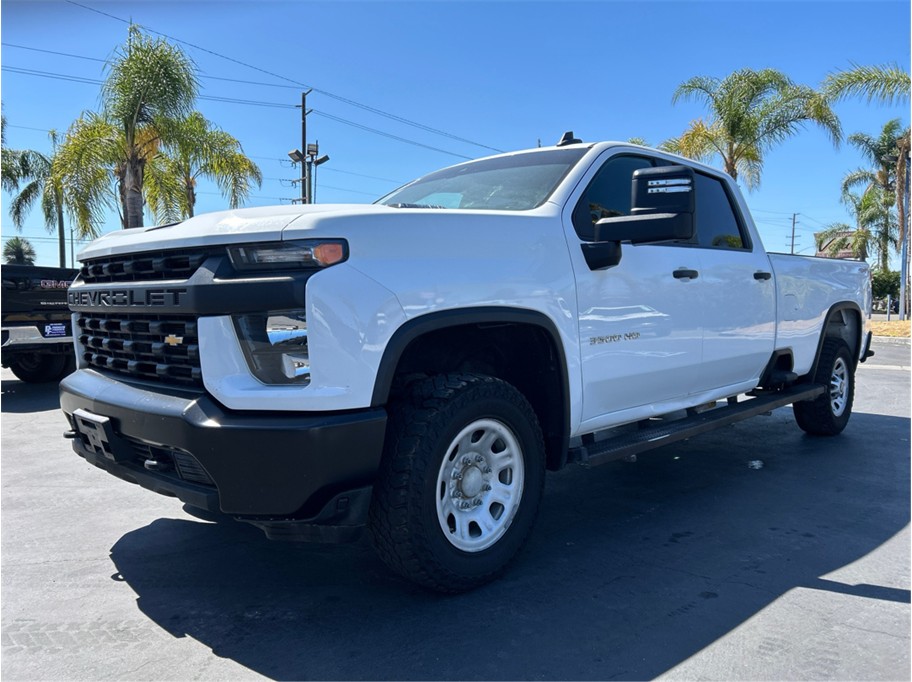 White 2022 Chevrolet Silverado 3500HD Pickup Truck Four-Wheel Drive Automatic