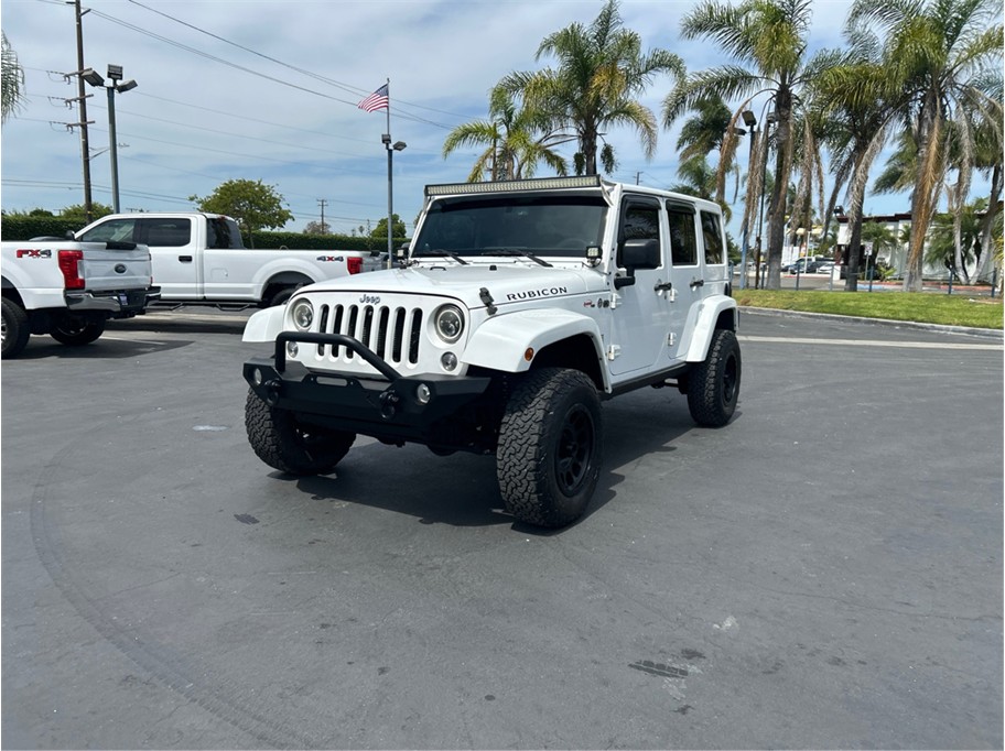 White 2014 Jeep Wrangler Unlimited Rubicon 4WD SUV / Crossover Four-Wheel Drive 5-Speed Automatic