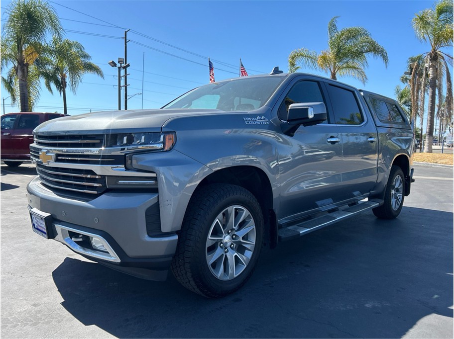 Gray 2019 Chevrolet Silverado 1500 Pickup Truck Four-Wheel Drive 8-Speed Automatic Overdrive
