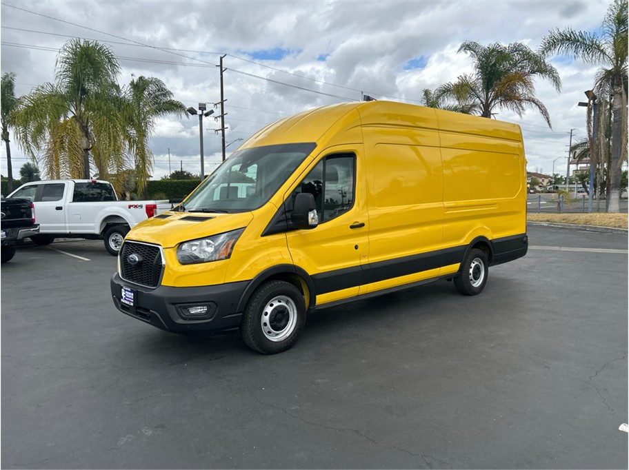 Yellow 2021 Ford Transit Cargo Van Rear-Wheel Drive