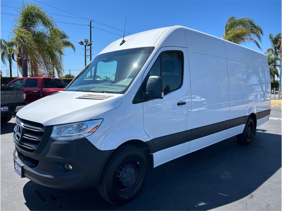 White 2022 Mercedes-Benz Sprinter Cargo Van 4X2 7-Speed Automatic