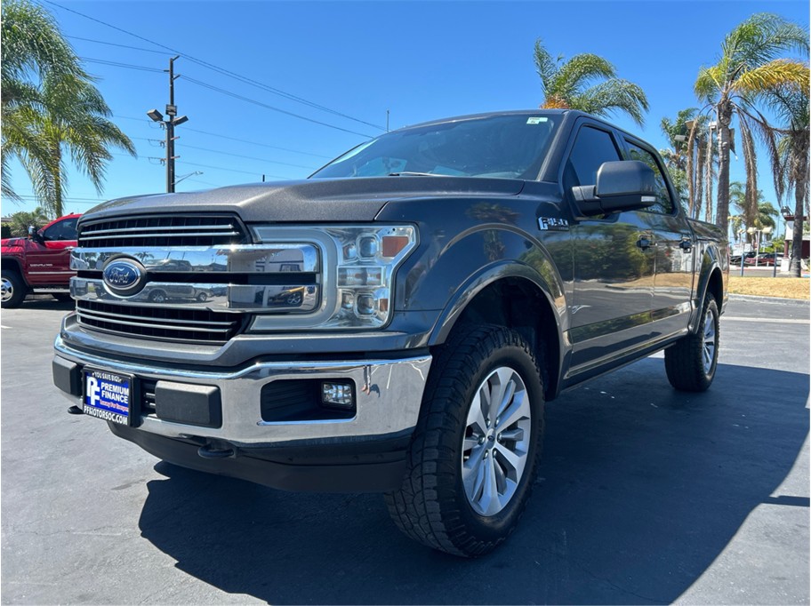 Gray 2018 Ford F-150 Pickup Truck Four-Wheel Drive Automatic