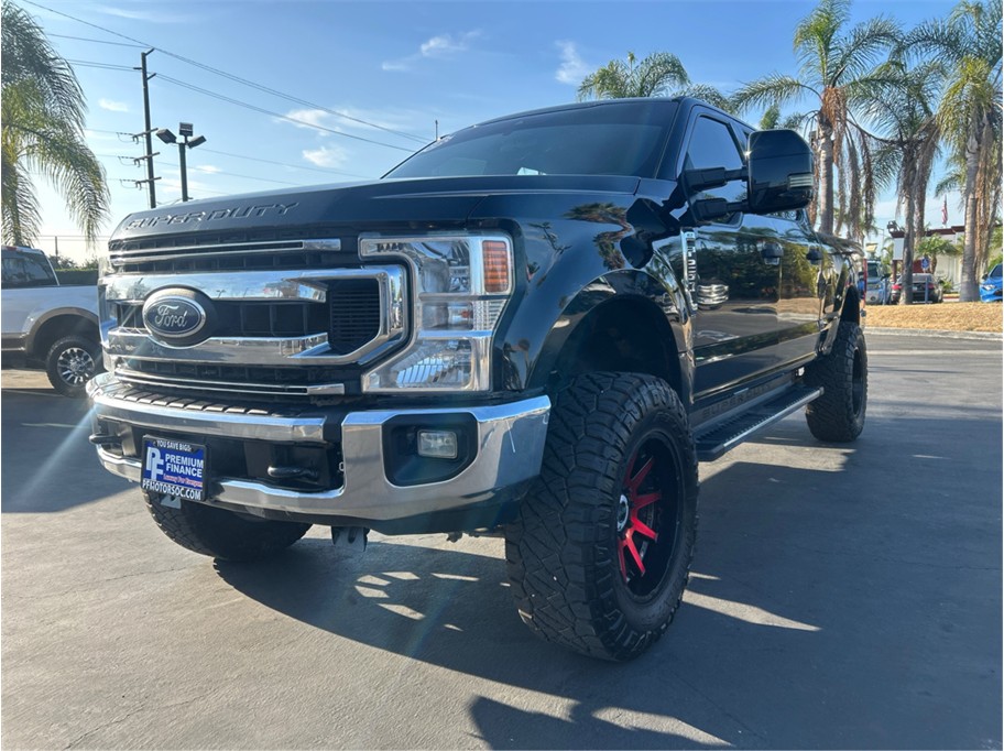 Black 2020 Ford F-250 Super Duty Pickup Truck Four-Wheel Drive 6-Speed Automatic