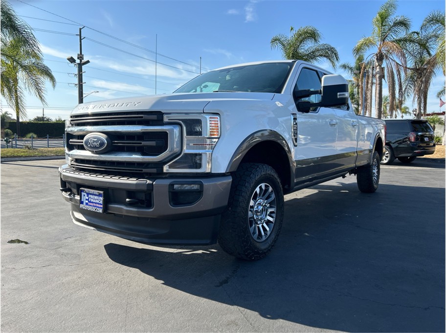 White 2020 Ford F-250 Super Duty Pickup Truck Four-Wheel Drive Automatic