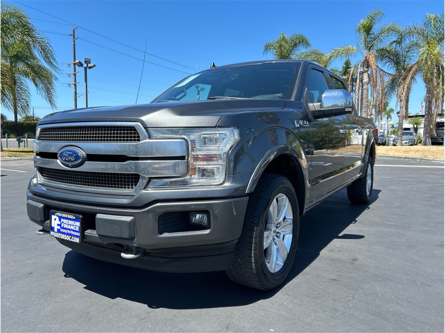 Gray 2019 Ford F-150 Pickup Truck Four-Wheel Drive Automatic