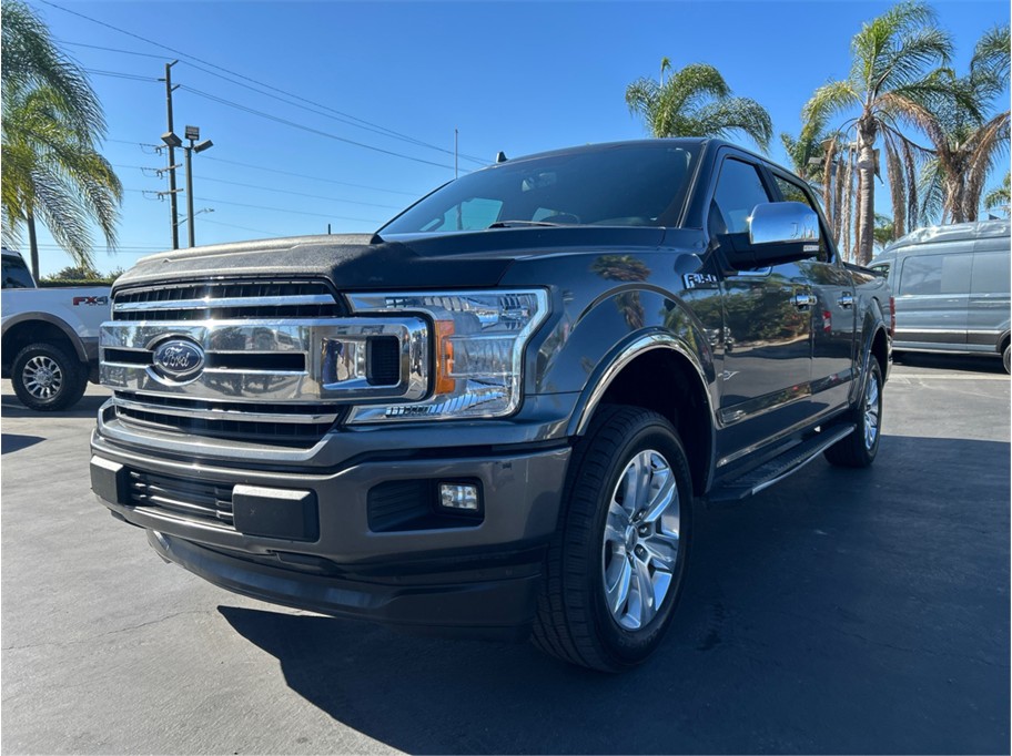 Gray 2018 Ford F-150 Pickup Truck 4X2 Automatic