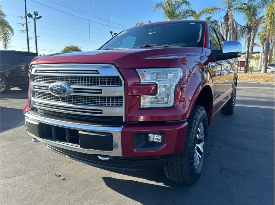 Red (Burgundy) 2016 Ford F-150 Pickup Truck Four-Wheel Drive 6-Speed Automatic