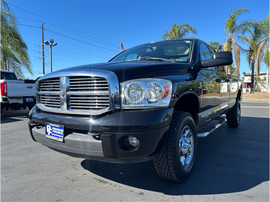 Black 2009 Dodge RAM 3500 Pickup Truck Four-Wheel Drive 6-Speed Automatic Overdrive