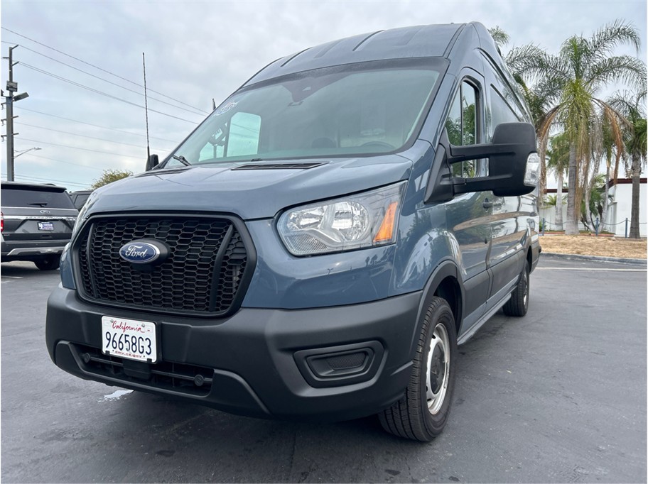 Blue 2021 Ford Transit Cargo Van Rear-Wheel Drive