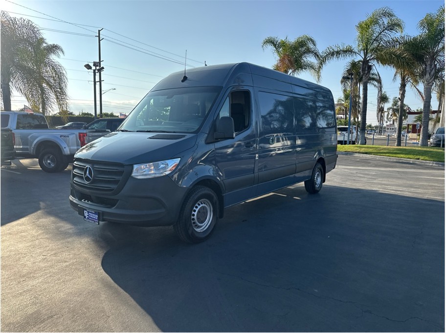 Blue 2019 Mercedes-Benz Sprinter 3500 170 V6 High Roof Crew Van RWD Van 4X2 7-Speed Automatic