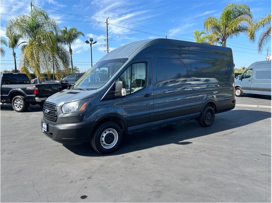 Blue 2019 Ford Transit Cargo 250 Extended High Roof LWB RWD with Sliding Passenger-Side Door Van Rear-Wheel Drive 6-Speed Automatic Overdrive