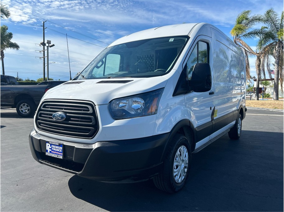White 2019 Ford Transit Cargo Van Rear-Wheel Drive 6-Speed Automatic Overdrive