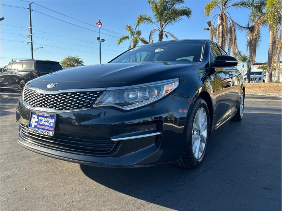 Black 2018 Kia Optima Sedan Front-Wheel Drive 6-Speed Automatic