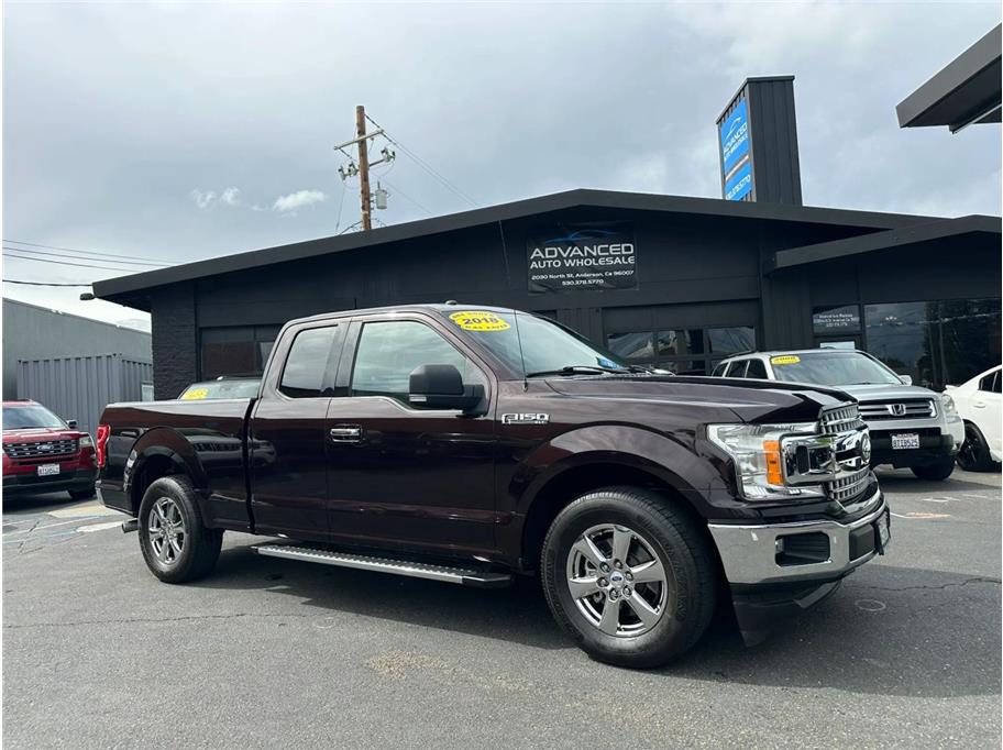 Purple 2018 Ford F-150 XLT SuperCab RWD Pickup Truck 4X2 Automatic