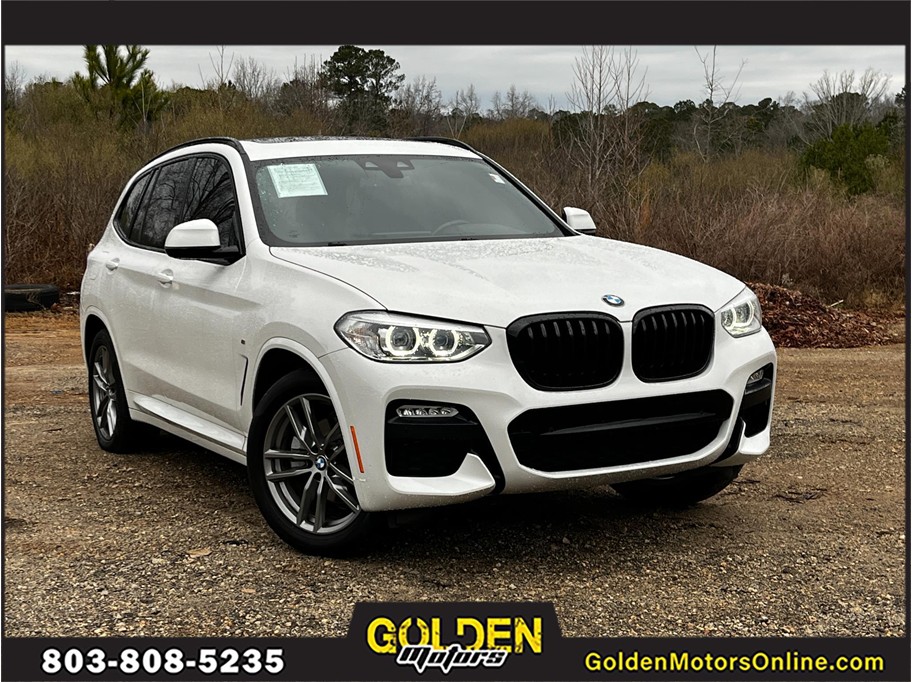 White 2019 BMW X3 xDrive30i AWD SUV / Crossover All-Wheel Drive Automatic
