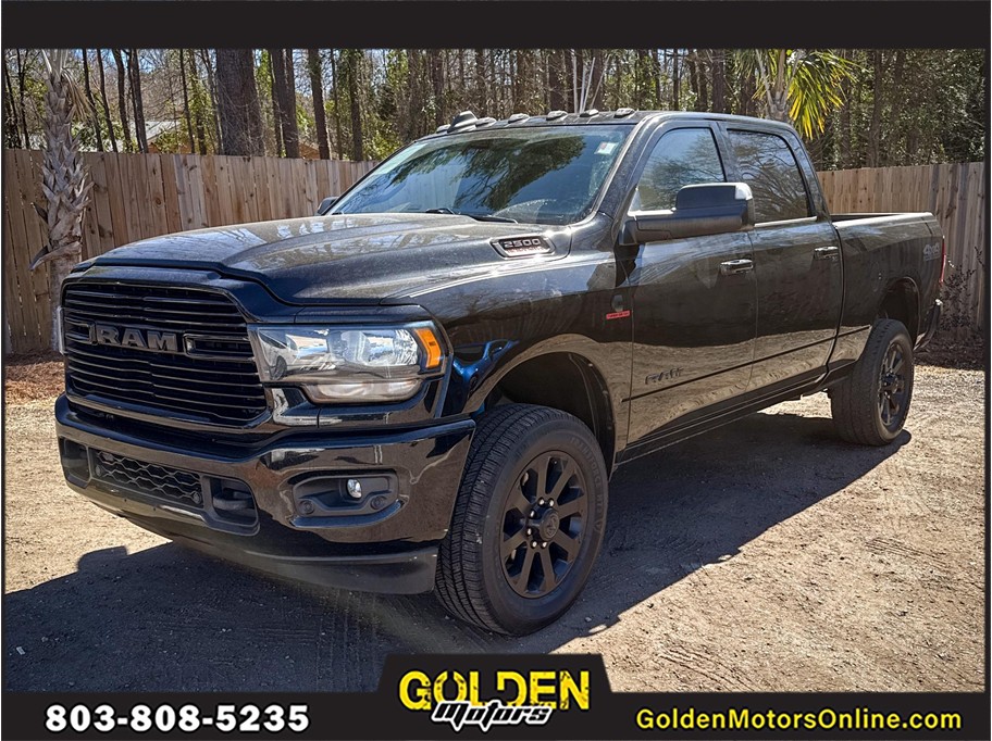 Black 2020 RAM 2500 Big Horn Crew Cab 4WD Pickup Truck Four-Wheel Drive 6-Speed Automatic