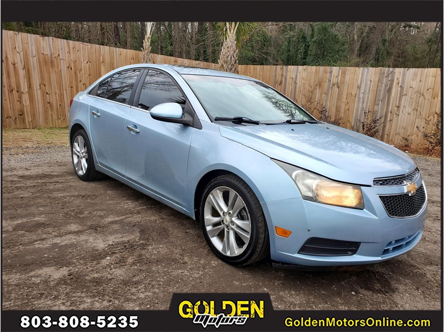 Frozen Blue 2011 Chevrolet Cruze LTZ Sedan FWD Sedan Front-Wheel Drive 6-Speed Automatic