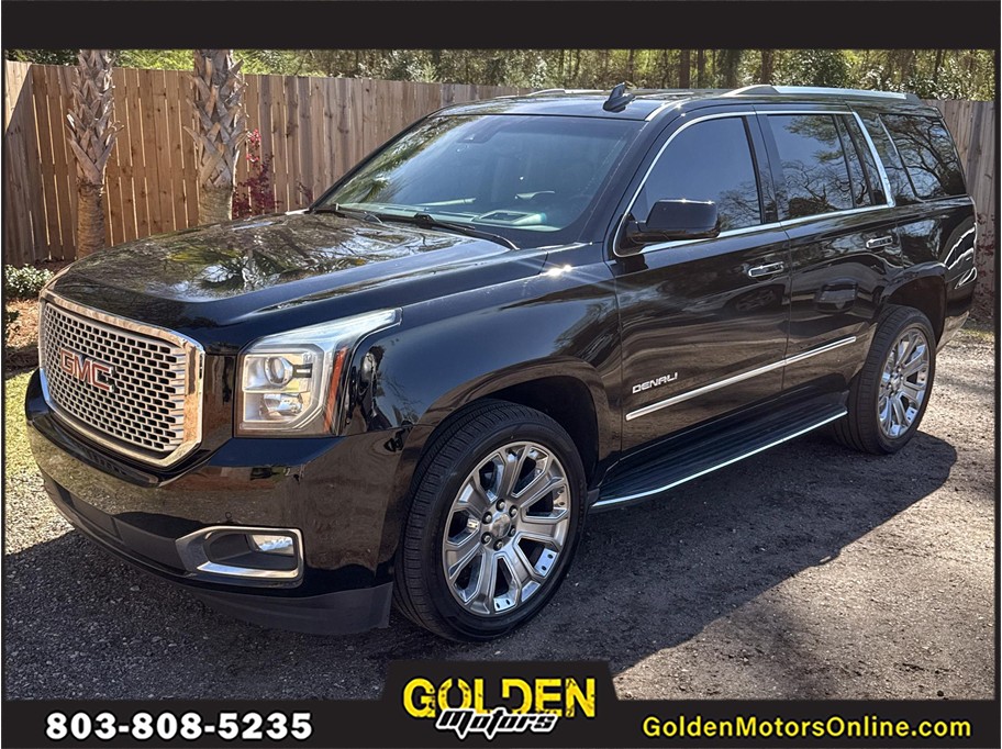Black 2017 GMC Yukon Denali 4WD SUV / Crossover Four-Wheel Drive 8-Speed Automatic