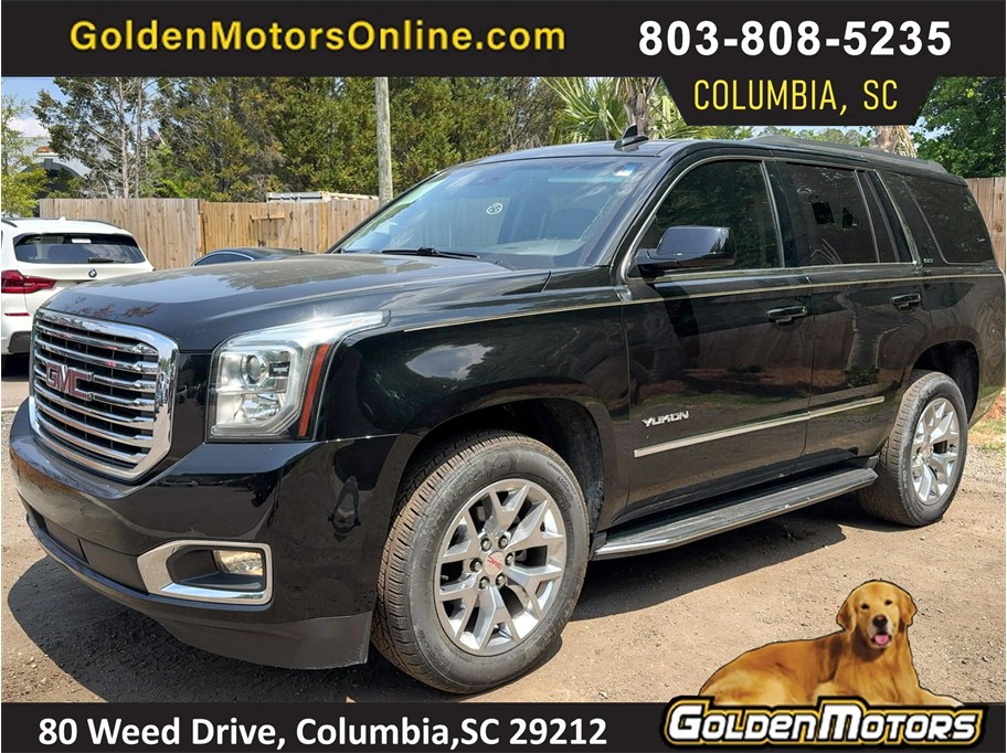 Black 2017 GMC Yukon SLT 4WD SUV / Crossover Four-Wheel Drive 6-Speed Automatic Overdrive