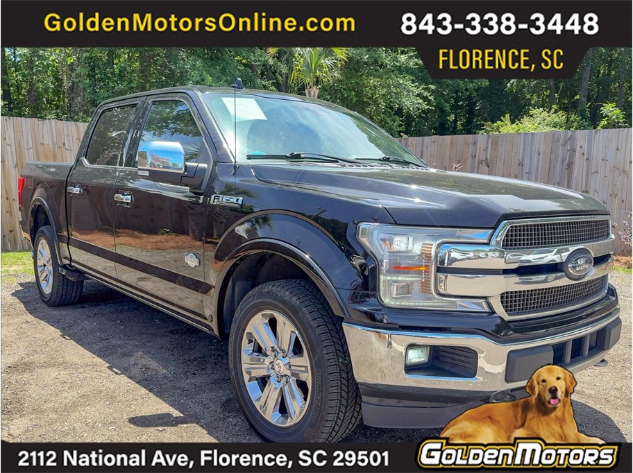 Black 2018 Ford F-150 King Ranch SuperCrew 4WD Pickup Truck Four-Wheel Drive Automatic