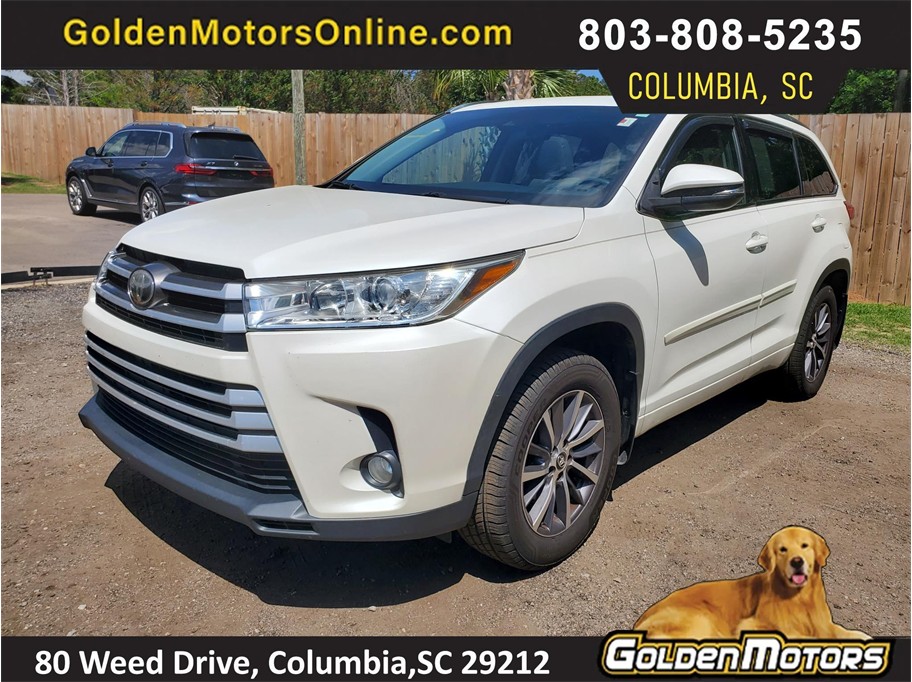 White 2017 Toyota Highlander XLE AWD SUV / Crossover All-Wheel Drive 8-Speed Automatic