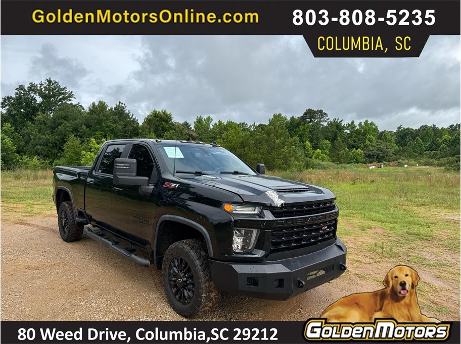 Black 2021 Chevrolet Silverado 2500HD Pickup Truck Four-Wheel Drive Automatic