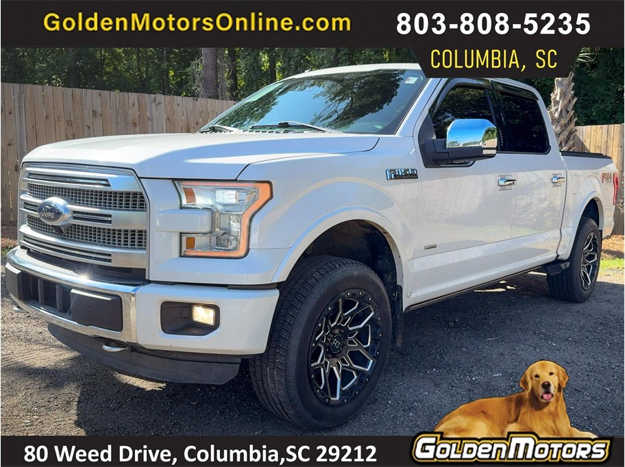 White 2016 Ford F-150 Pickup Truck Four-Wheel Drive 6-Speed Automatic