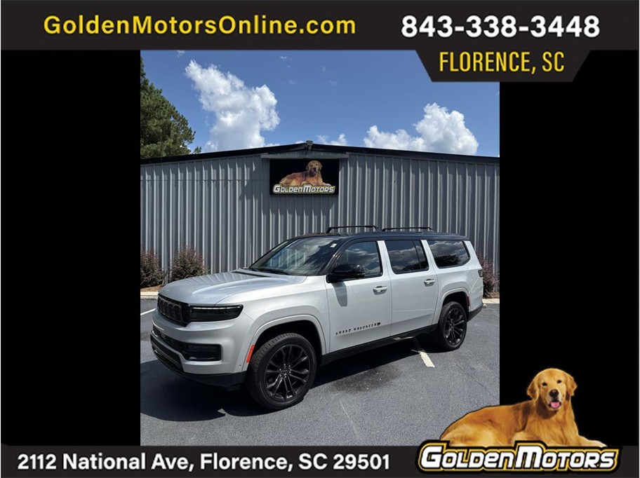 Silver 2024 Jeep Grand Wagoneer L SUV / Crossover Four-Wheel Drive 8-Speed Automatic