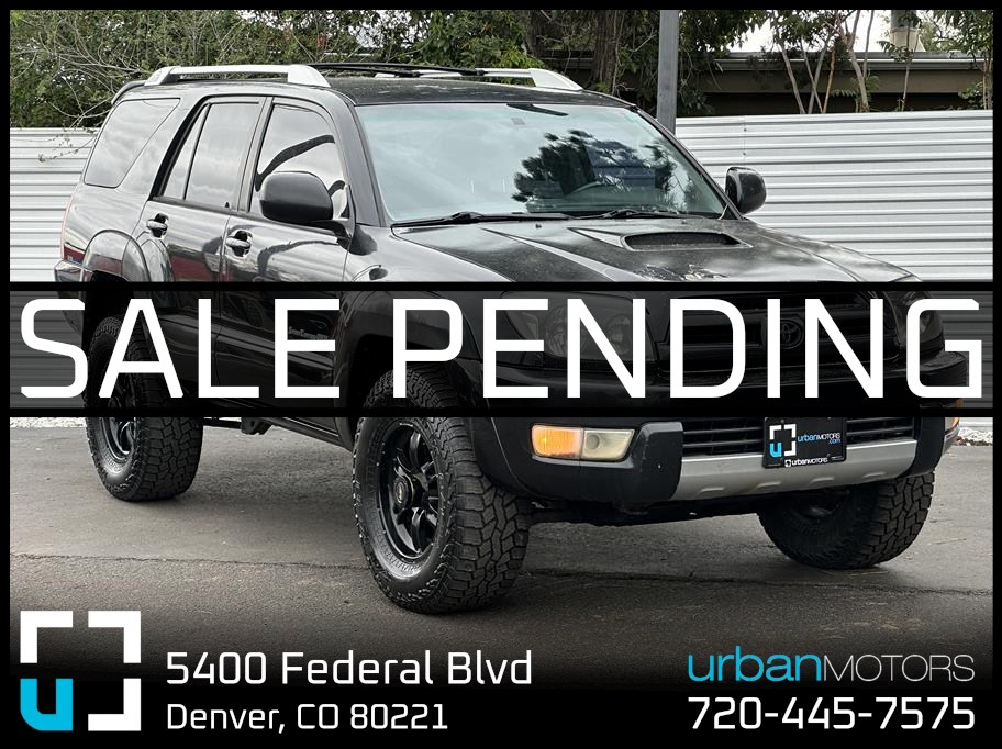 Black 2004 Toyota 4Runner SUV / Crossover Four-Wheel Drive Automatic
