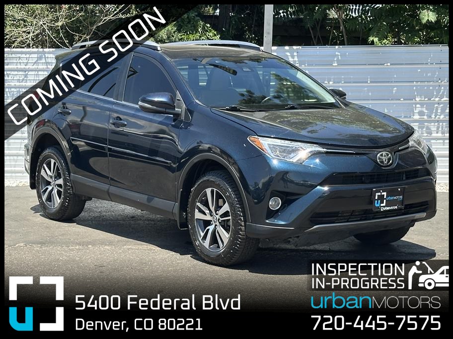 Blue 2017 Toyota RAV4 XLE AWD SUV / Crossover All-Wheel Drive 6-Speed Automatic