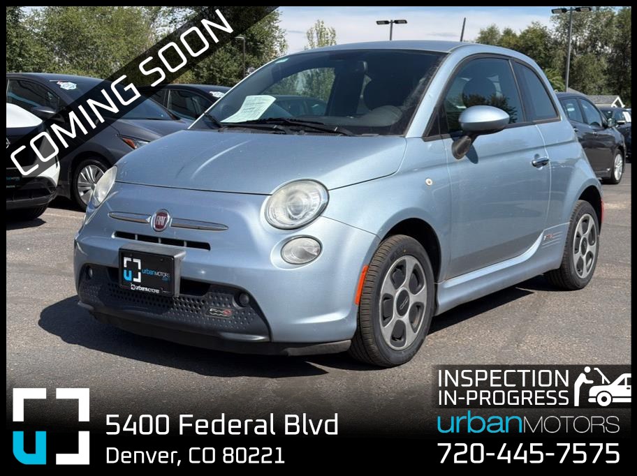Blue 2015 FIAT 500e Hatchback Front-Wheel Drive Automatic