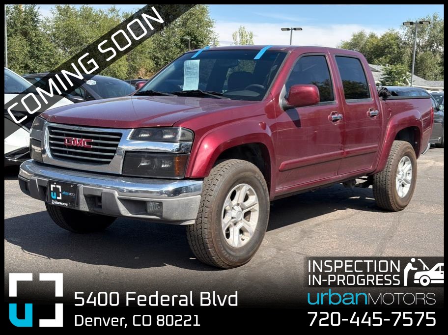 Red 2009 GMC Canyon Pickup Truck Four-Wheel Drive 4-Speed Automatic Overdrive