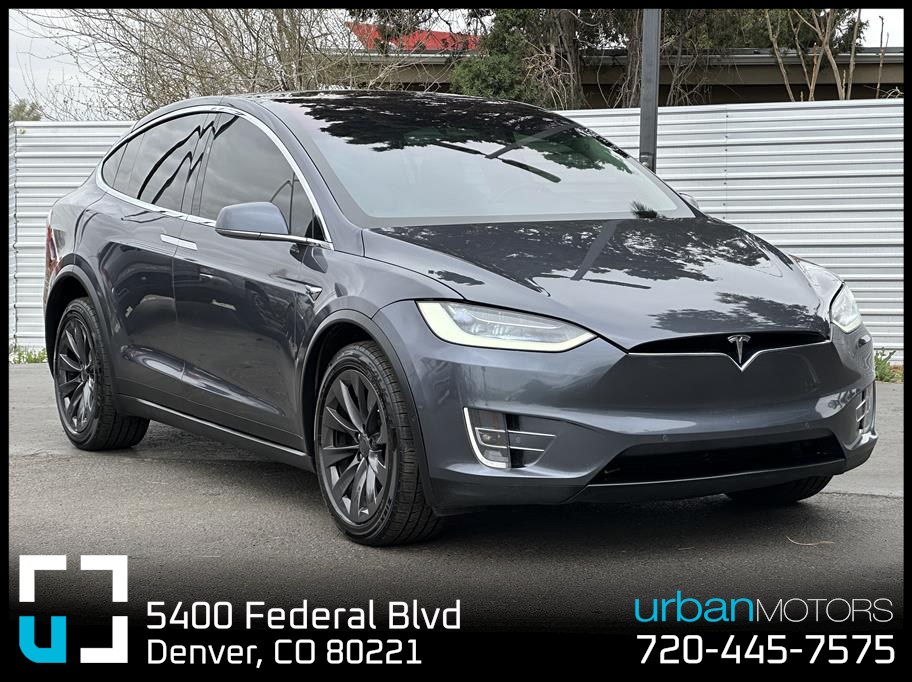 Gray 2018 Tesla Model X 100D AWD SUV / Crossover All-Wheel Drive Automatic