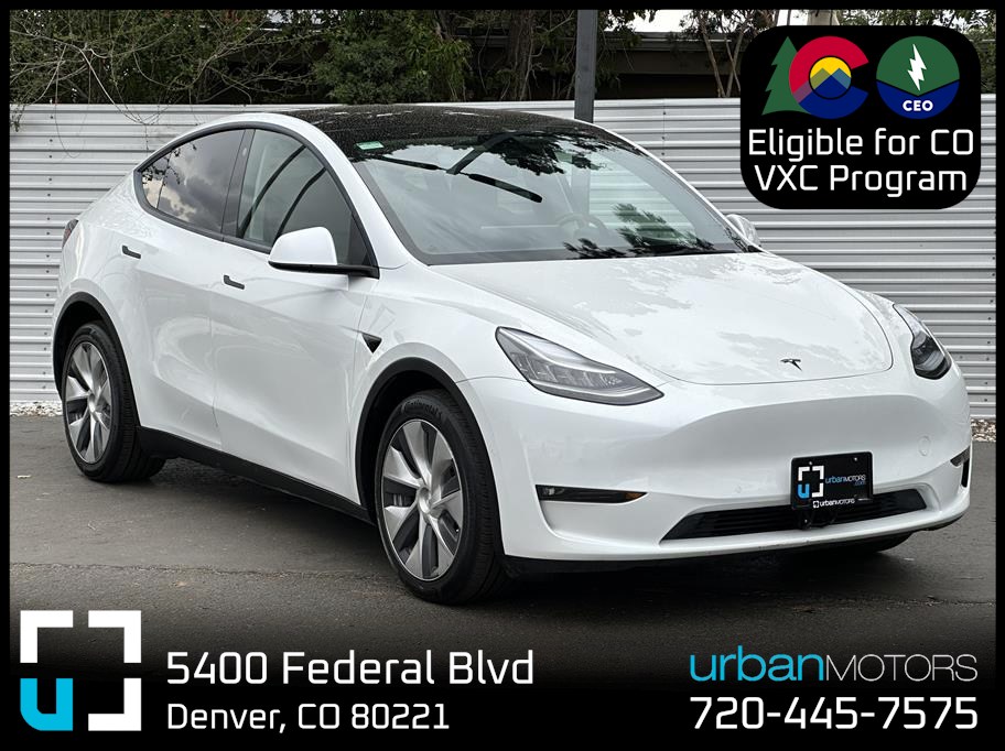 White 2021 Tesla Model Y Long Range AWD SUV / Crossover All-Wheel Drive Automatic