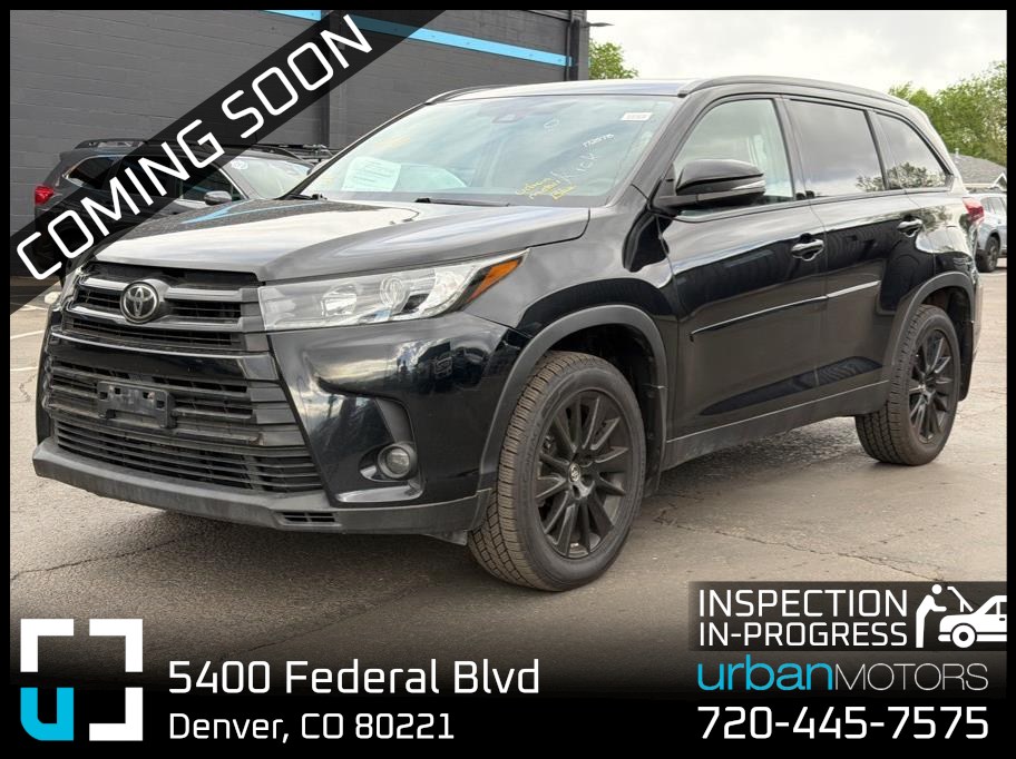 Black 2019 Toyota Highlander SE AWD SUV / Crossover All-Wheel Drive 8-Speed Automatic