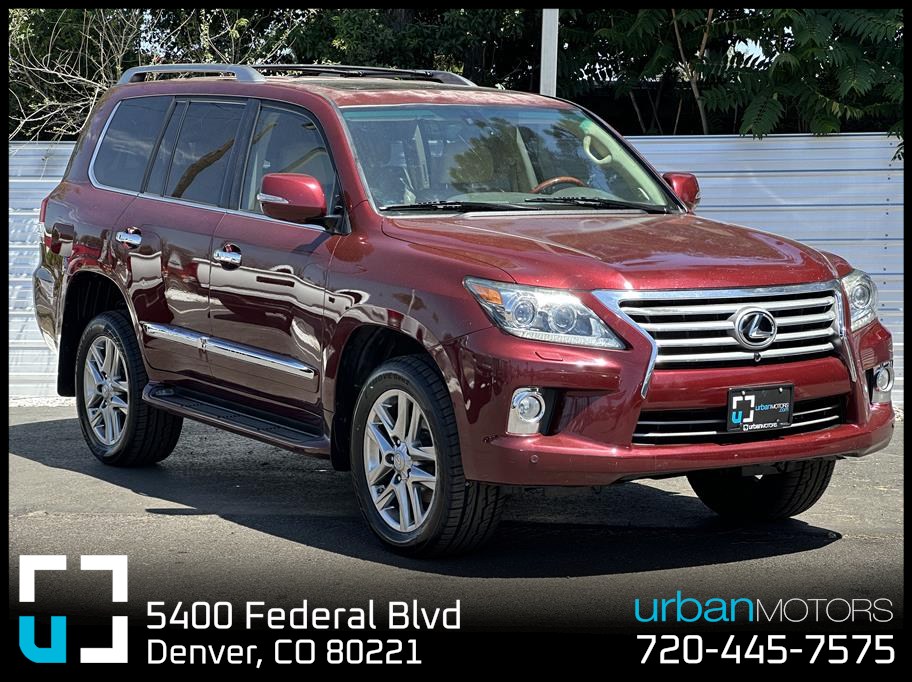 Red 2013 Lexus LX 570 4WD SUV / Crossover All-Wheel Drive 6-Speed Automatic
