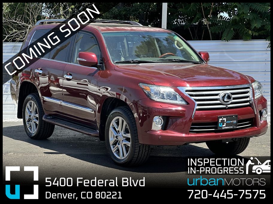 Red 2013 Lexus LX 570 4WD SUV / Crossover All-Wheel Drive 6-Speed Automatic