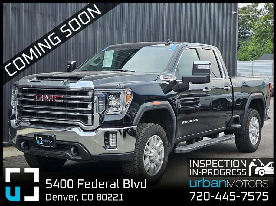 Black 2022 GMC Sierra 2500HD Pickup Truck Four-Wheel Drive 6-Speed Automatic