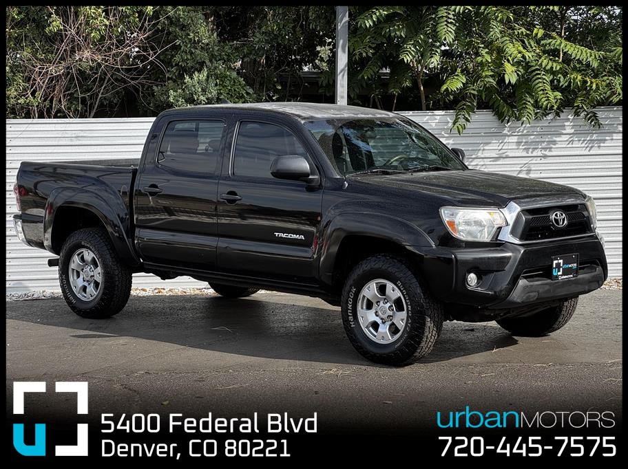 Black 2015 Toyota Tacoma Pickup Truck Four-Wheel Drive 5-Speed Automatic