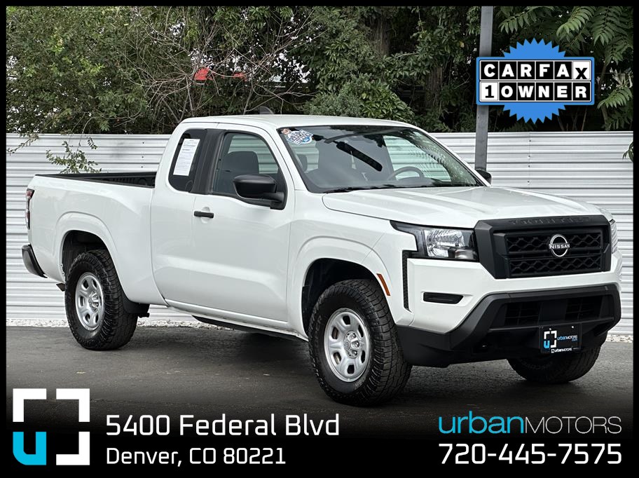 White 2024 Nissan Frontier Pickup Truck Four-Wheel Drive 9-Speed Automatic