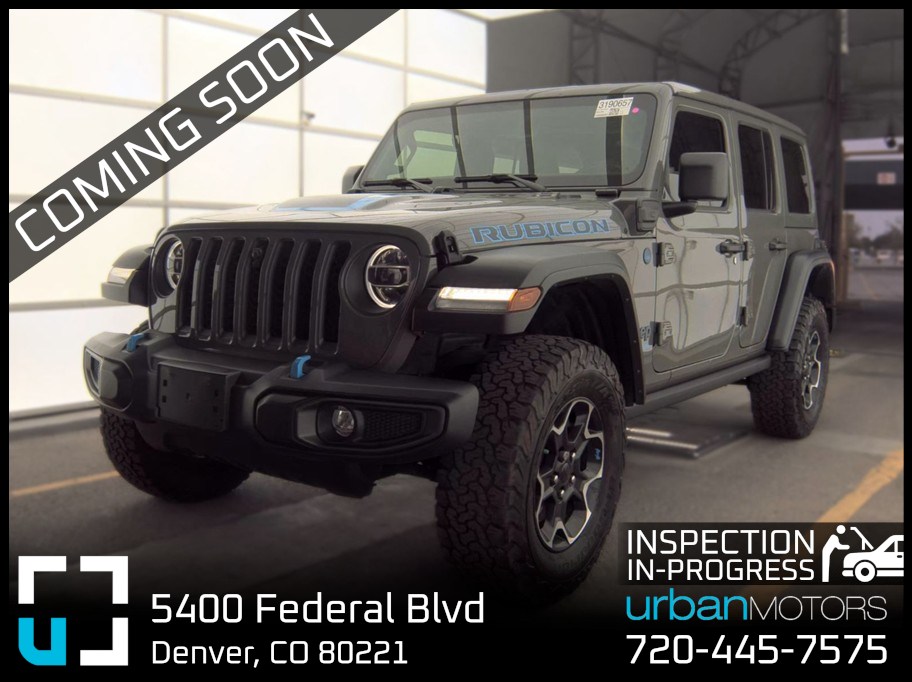 Gray 2022 Jeep Wrangler 4xe SUV / Crossover Four-Wheel Drive 8-Speed Automatic