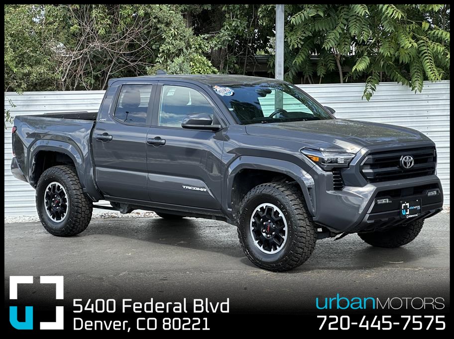 Gray 2025 Toyota Tacoma Pickup Truck Four-Wheel Drive 8-Speed Automatic