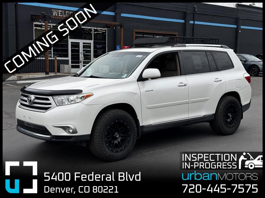 White 2012 Toyota Highlander SUV / Crossover All-Wheel Drive 5-Speed Automatic