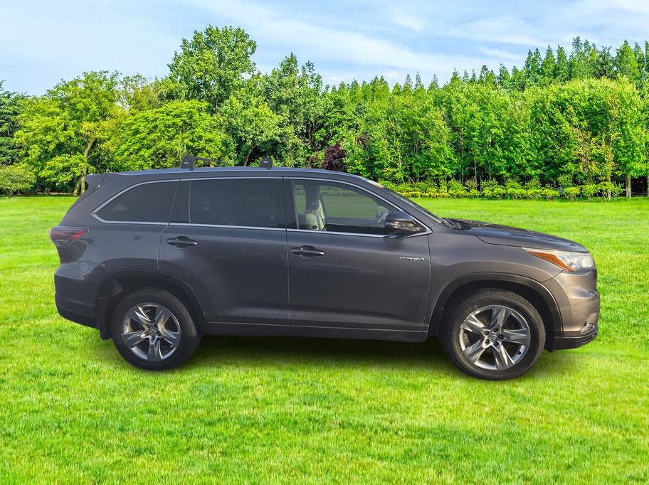 Dark Gray 2015 Toyota Highlander Hybrid Limited SUV / Crossover All-Wheel Drive Continuously Variable Transmission